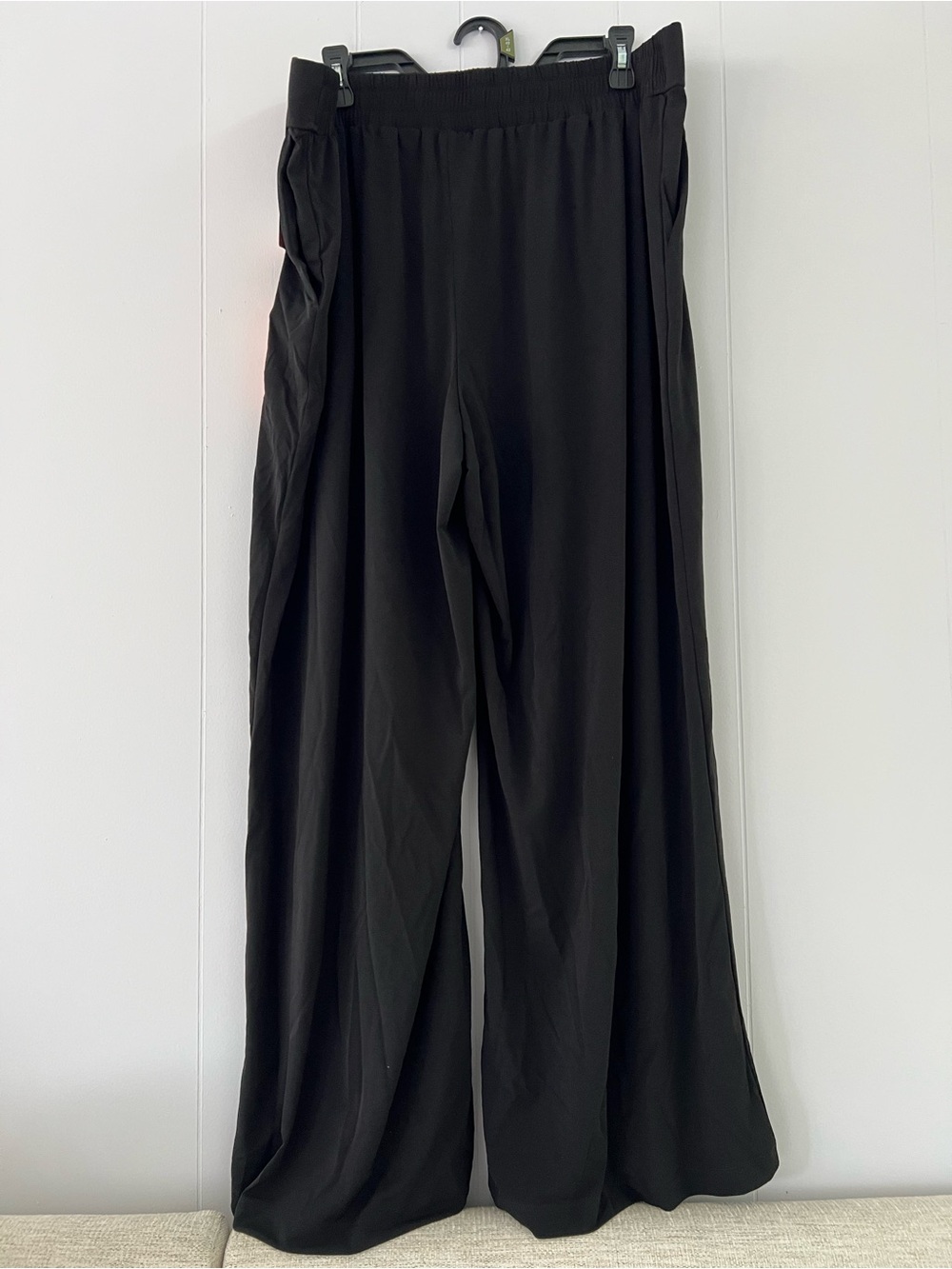 Three Dots Wide Leg Black Palazzo Pants - Women's Relaxed Fit

#19